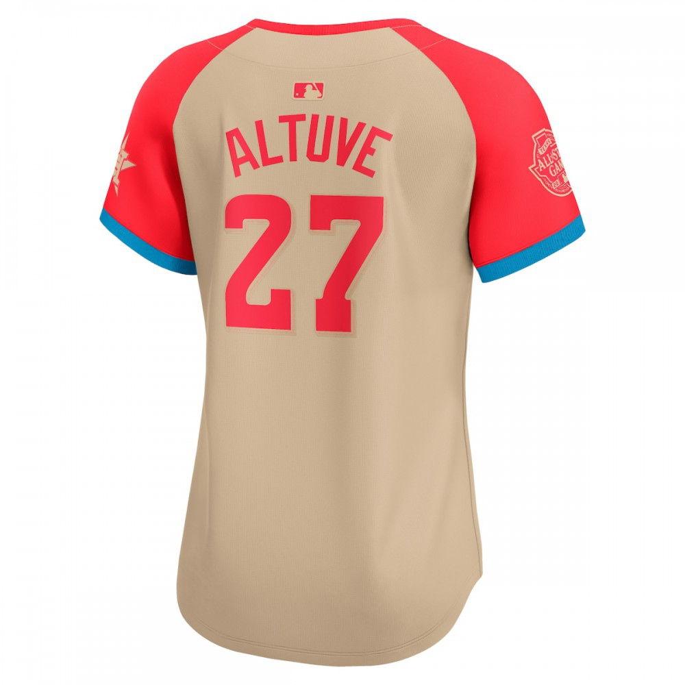 Jose Altuve American League Women's 2024 MLB All-Star Game Limited Player Jersey - Cream-Pro Kit Vault | Brand New 26/27 Sports Jerseys